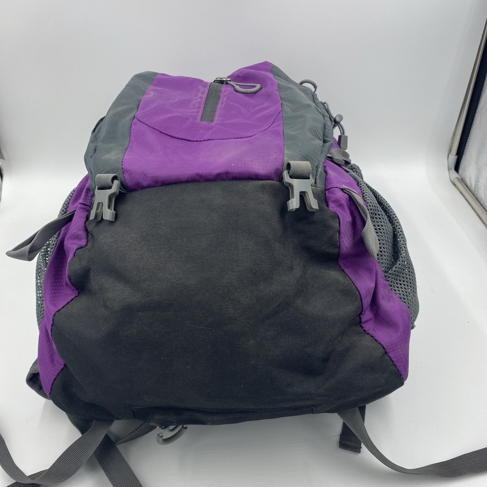 OutdoorMaster Hiking Backpacking 50L‎ Travel Carry-On Waterproof Cover Purple - Picture 7 of 16